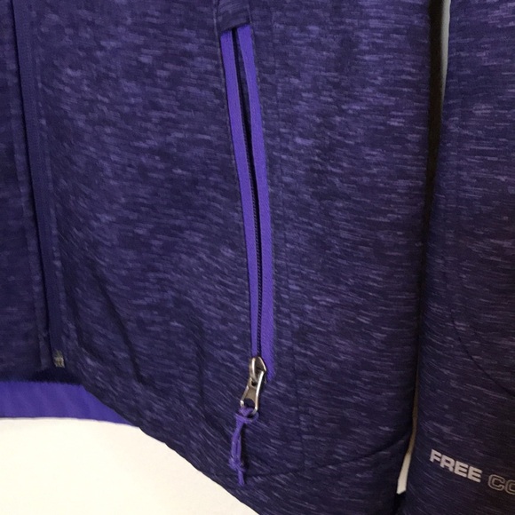 Free Country Purple Jacket with Removable Hood Size Large - Picture 4 of 10